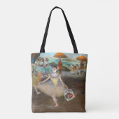 Edgar Degas - Tänzer mit Bouquet, Bowing auf Bühne Tasche (Rückseite)