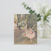 Edgar Degas | Tänzer nimmt einen Bow Postkarte (Stehend Vorderseite)