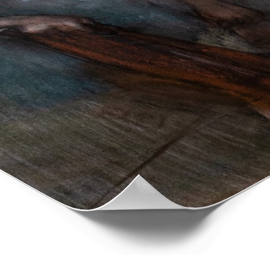 Edgar Degas - Tänzer Poster (Ecke)