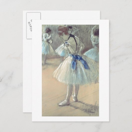 Edgar Degas | Tänzer Postkarte (Vorne/Hinten)