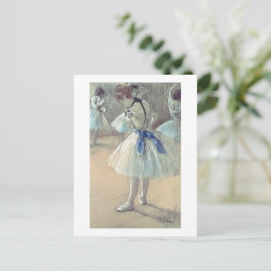 Edgar Degas | Tänzer Postkarte (Stehend Vorderseite)