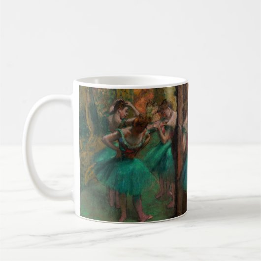 Edgar Degas - Tänzer, Rosa und Grün Kaffeetasse (Links)