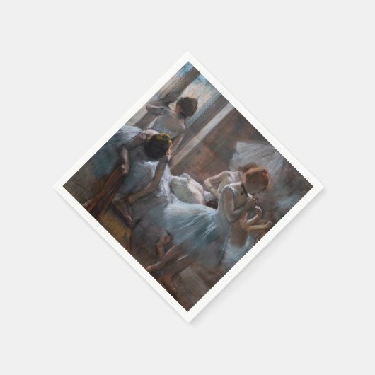 Edgar Degas - Tänzer Serviette (Ecke)