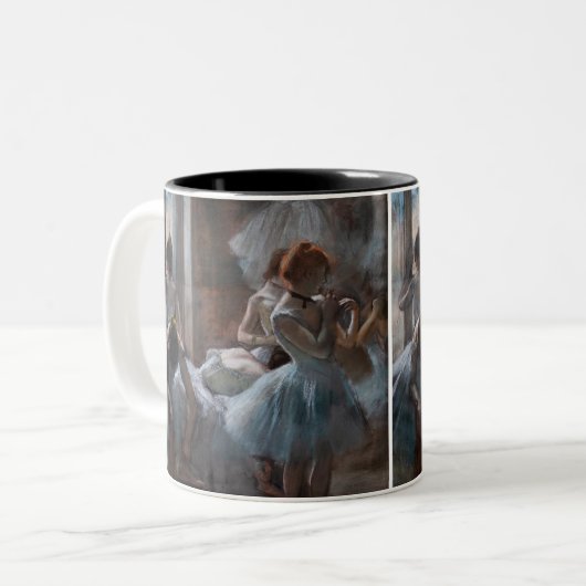 Edgar Degas - Tänzer Zweifarbige Tasse (Vorderseite Links)