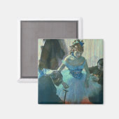 Edgar Degas | Tänzerin in ihrem Ankleideraum Magnet (Vorderseite/Rückseite)