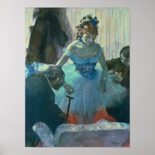 Edgar Degas   Tänzerin in ihrem Ankleideraum Poster