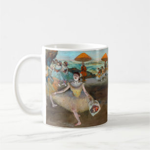 Edgar Degas - Tänzerin mit Blumenstrauß, verbeugt Kaffeetasse