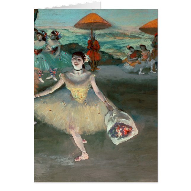 Edgar Degas | Tänzerin mit Bouquet, Beschneiden (Vorne)