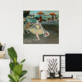 Edgar Degas | Tänzerin mit Bouquet, Beschneiden Poster (Heimbüro)