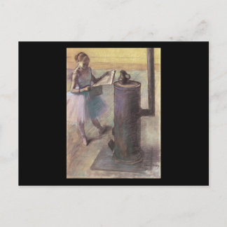 Edgar Degas Tänzerin ruhend Postkarte