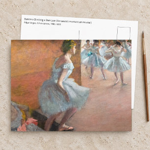 Edgar Degas - Tänzerinnen auf einer Treppe Postkarte