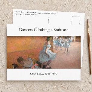 Edgar Degas - Tänzerinnen auf einer Treppe Postkarte