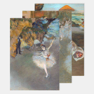 Edgar Degas - Tänzerinnen Auswahl Geschenkpapier Set