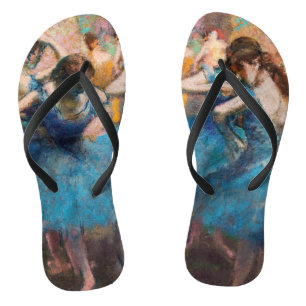 Edgar Degas - Tänzerinnen in blau Badesandalen