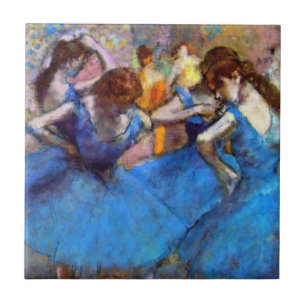 Edgar Degas - Tänzerinnen in Blau - Balletttanzlie Fliese
