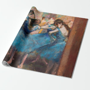 Edgar Degas - Tänzerinnen in blau Geschenkpapier