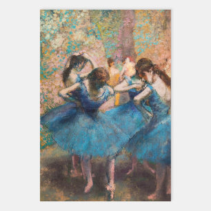 Edgar Degas - Tänzerinnen in blau Geschenkpapier Set