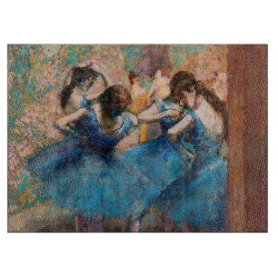 Edgar Degas - Tänzerinnen in blau Schneidebrett