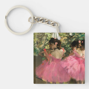 Edgar Degas - Tänzerinnen in Rosa Schlüsselanhänger