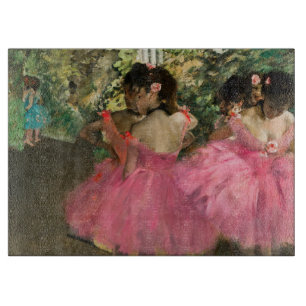 Edgar Degas - Tänzerinnen in Rosa Schneidebrett