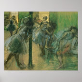 Edgar Degas | Tänzerproben Poster (Vorne)