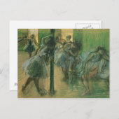 Edgar Degas | Tänzerproben Postkarte (Vorne/Hinten)