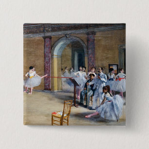 Edgar Degas - Tanzfoyer, Oper rue Le Peletier Button