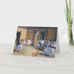 Edgar Degas - Tanzfoyer, Oper rue Le Peletier Karte