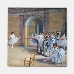 Edgar Degas - Tanzfoyer, Oper rue Le Peletier Magnet