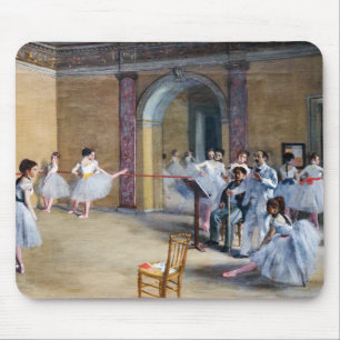 Edgar Degas - Tanzfoyer, Oper rue Le Peletier Mousepad