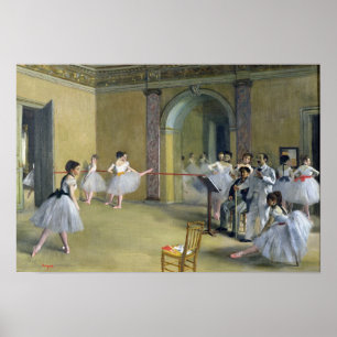 Edgar Degas   Tanzfoyer Poster