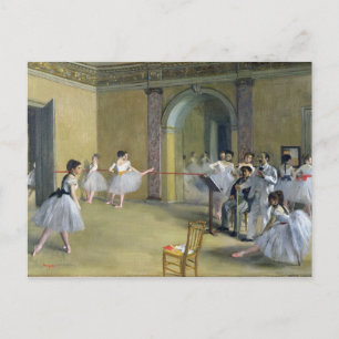 Edgar Degas   Tanzfoyer Postkarte