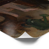 Edgar Degas | Tanzklasse Ballett Poster (Ecke)