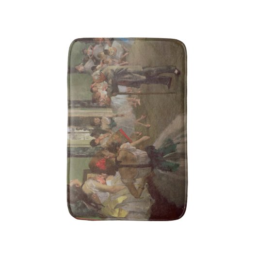 Edgar Degas| Tanzklasse, c.1873-76 Badematte (Vorderseite Vertikal)