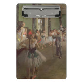 Edgar Degas| Tanzklasse, c.1873-76 Mini Klemmbrett (Vorderseite)