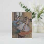 Edgar Degas | Tanzklasse II Postkarte (Stehend Vorderseite)