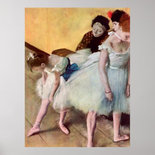 Edgar Degas Tanzklasse Poster (Vorne)