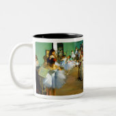 Edgar Degas-Tanzklasse Zweifarbige Tasse (Links)