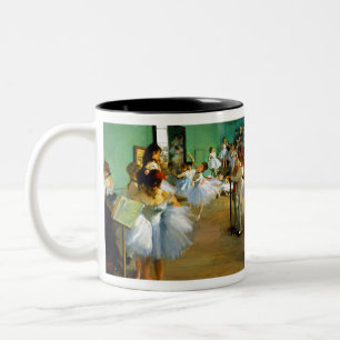 Edgar Degas-Tanzklasse Zweifarbige Tasse