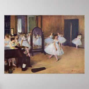 Edgar Degas - Tanzsaal 1872 Tänzerballerina Öl Poster