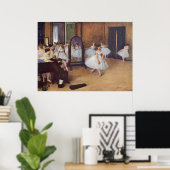 Edgar Degas - Tanzsaal 1872 Tänzerballerina Öl Poster (Heimbüro)