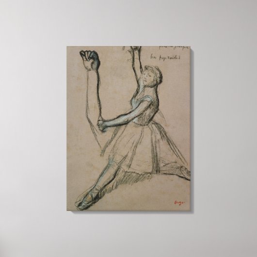 Edgar Degas | Tanzstudium Leinwanddruck (Vorderseite)
