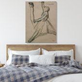 Edgar Degas | Tanzstudium Leinwanddruck (Insitu (Schlafzimmer))