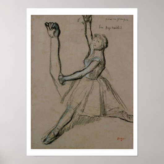 Edgar Degas | Tanzstudium Poster (Vorne)