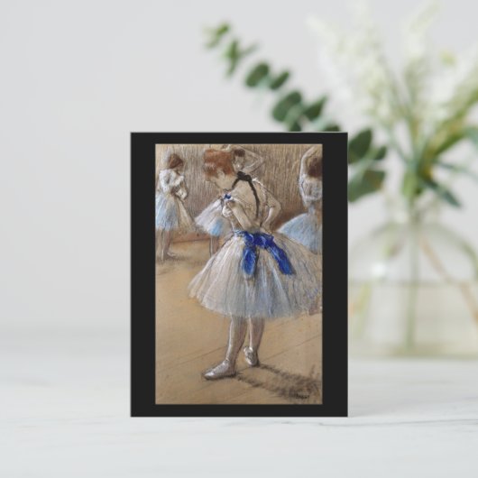 Edgar Degas | Tanzstudium Postkarte (Stehend Vorderseite)