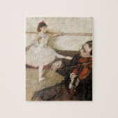 Edgar Degas. Tanzunterricht. Vintager Impressionis Puzzle (Vertikal)