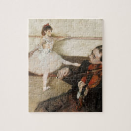 Edgar Degas. Tanzunterricht. Vintager Impressionis Puzzle