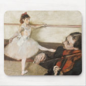 Edgar Degas Tanzunterricht. Vintager Impressionism Mousepad (Vorne)