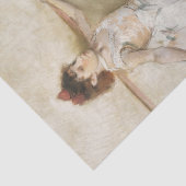 Edgar Degas Tanzunterricht. Vintager Impressionism Seidenpapier (Detail)