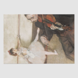 Edgar Degas Tanzunterricht. Vintager Impressionism Seidenpapier